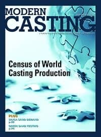 Modern Casting Magazine with Respirable Dust Silica Root Causes Article